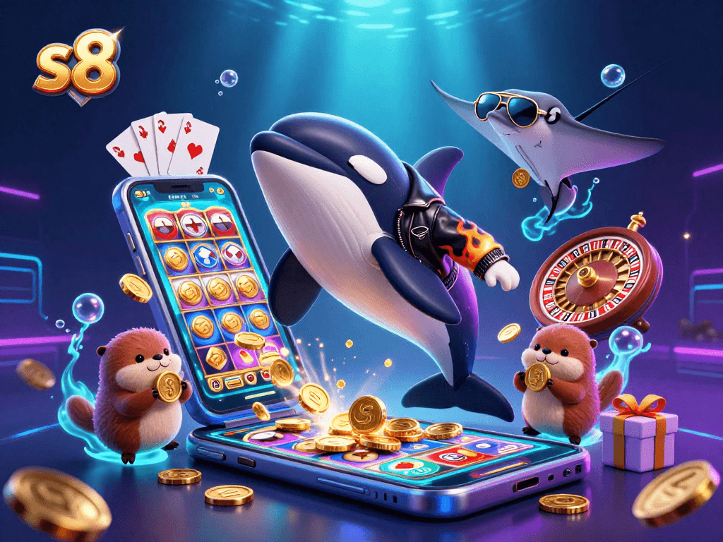 Engage with thrilling s8 casino adventures as playful sea creatures dive into the action.