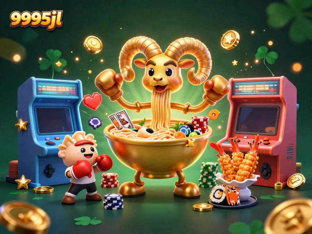 Win big with the colorful characters of 9995jl as they deal cards and stack chips.