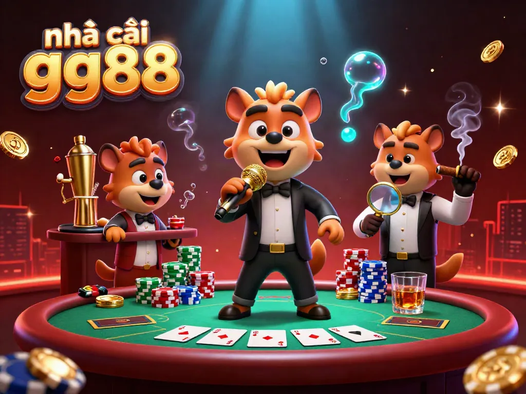Experience the lively atmosphere of nhà cái gg88 filled with vibrant characters and dynamic casino elements.