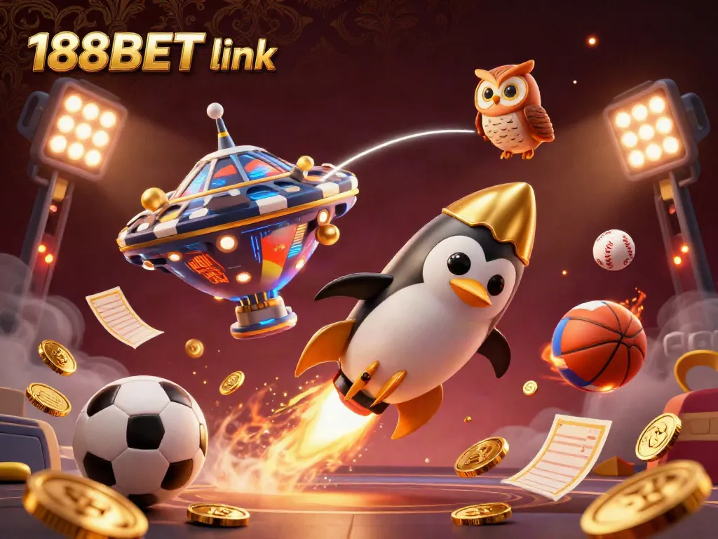Experience thrilling gameplay and win big with 188BET link in this dynamic casino scene.